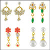COMBO OF FOUR EARRINGS -SJPA-003 - Click here to View more details about this Product